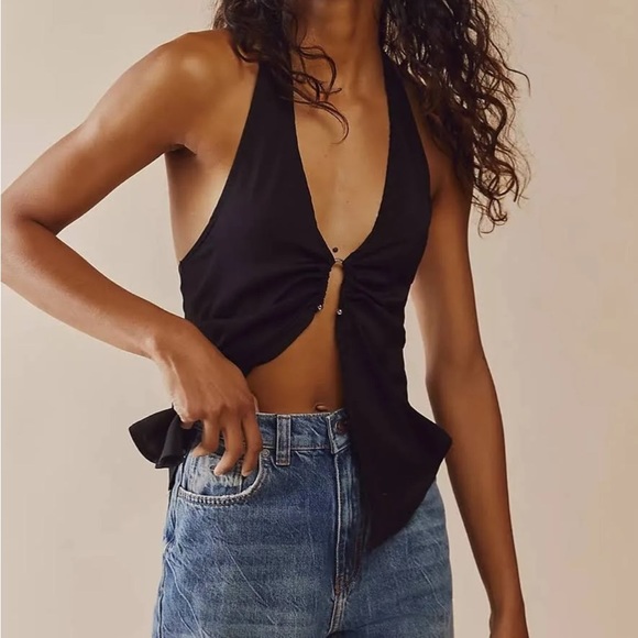 Free People Tops - FREE PEOPLE CALISTA HALTER TOPS  M/L NWT